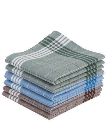 Lot de 12 mouchoirs homme