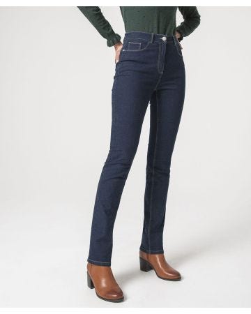 Pantalon denim taille haute Perfect Fit by Damart