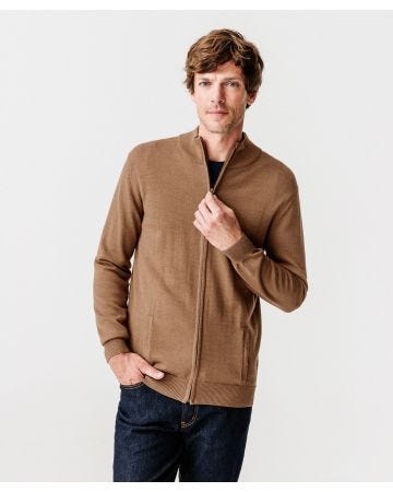Gilet zippé laine et Thermolactyl