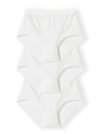 Lot de 3 culottes maxi assorties mélange coton