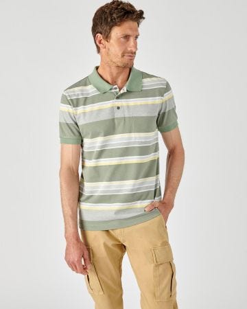 Polo jersey rayé