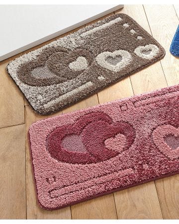 Tapis de bain Cœur