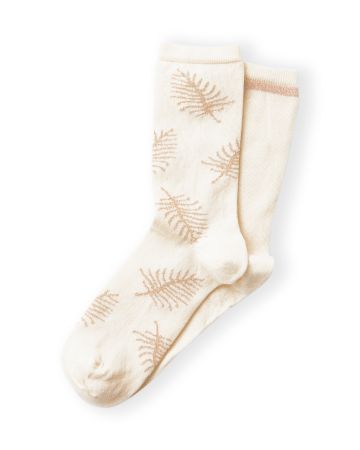 Lot de 2 paires de chaussettes motif palmettes