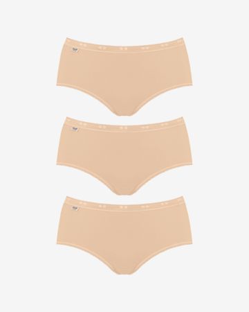 Lot de 3 culottes Sloggi BASIC+ midi