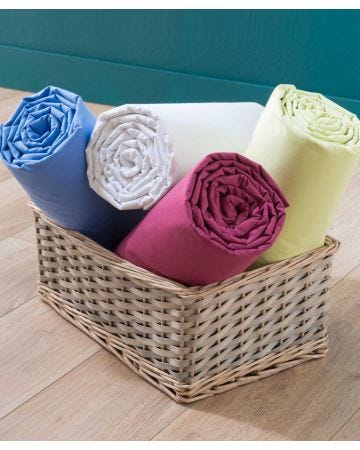Drap housse percale unie