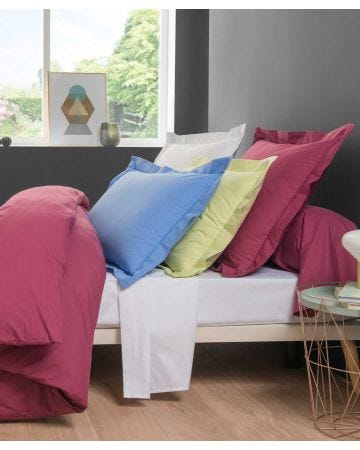Taie de traversin percale unie