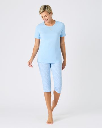 Pyjacourt fantaisie, maille jersey pur coton peigné
