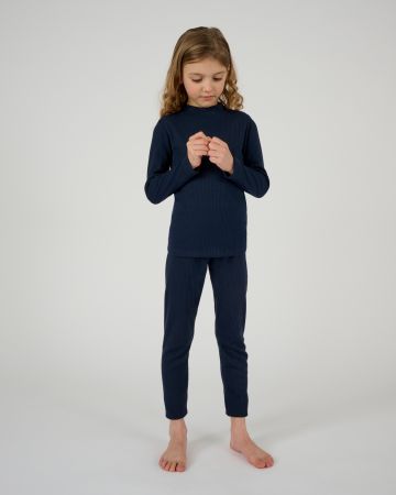 T-shirt enfant Thermolactyl col montant côtes molletonnées