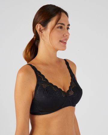 Soutien-gorge croisé sans armatures, grand maintien
