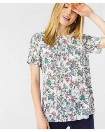 Blouse crêpe stretch