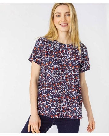 Blouse crêpe stretch