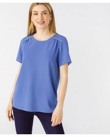 Blouse crêpe stretch