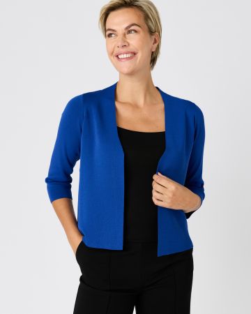 Gilet boléro bord à bord