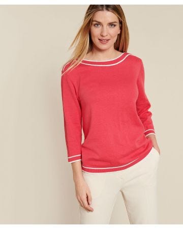 Pull rayures et côtes