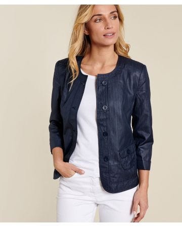 Veste col rond