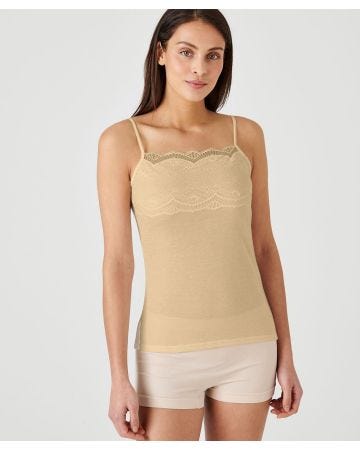 Caraco Douceur soyeuse, dentelle