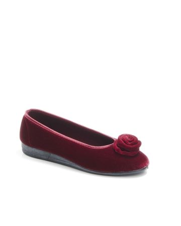 Ballerines en velours