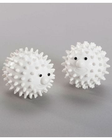 Lot de 2 boules de lavage hérissons