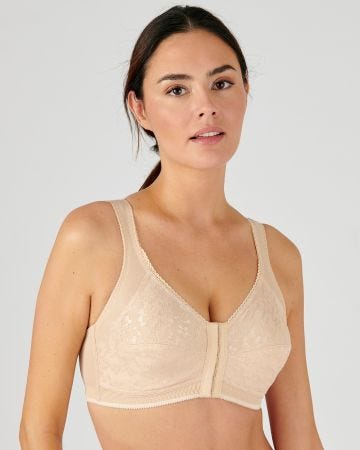 Soutien-gorge ouvert devant, avec renfort dos