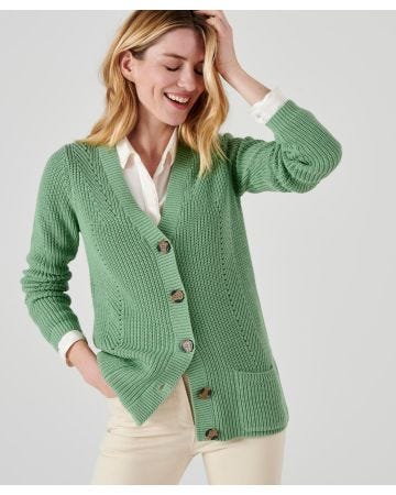Gilet maille perlée