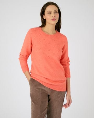 Pull maille chaude fantaisie, manches longues Thermolactyl