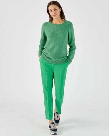 Pull maille chaude fantaisie, manches longues Thermolactyl