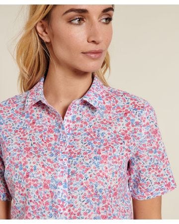 Chemise boutonnée manches courtes