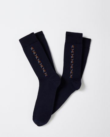 Lot de 2 paires de chaussettes maille jersey mélange laine Thermolactyl