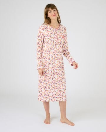 Chemise de nuit maille interlock imprimé