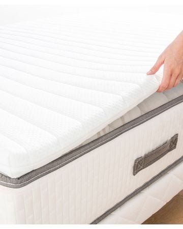 Surmatelas grand luxe avec mousse à mémoire de forme