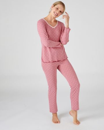 Pyjama imprimé manches longues