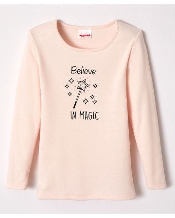 Tee-shirt fille Believe in magic Thermolactyl