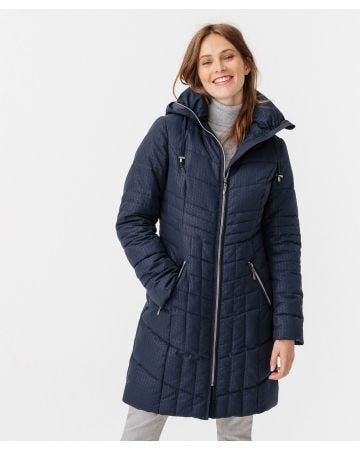 Parka à capuche amovible