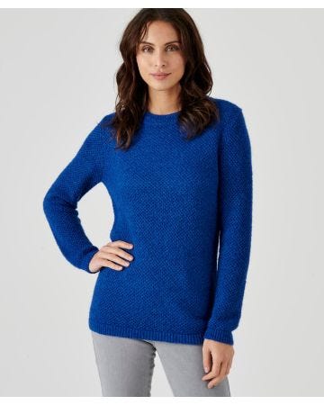 Pull maille nid d'abeille