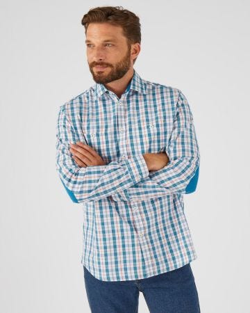 Chemise carreaux à coudières