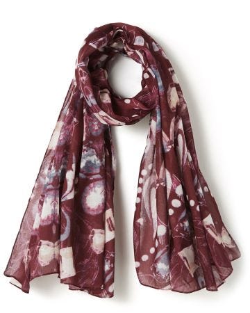 Foulard motif ethnique