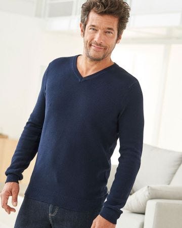 Pull maille fantaisie