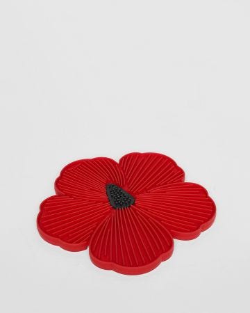 Dessous de plat coquelicot