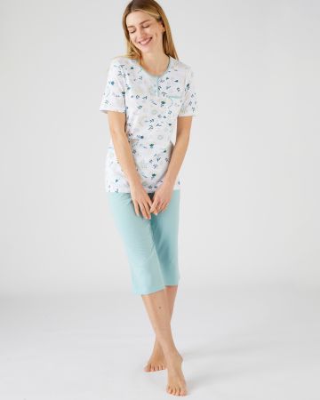 Pyjacourt maille jersey coton peigné