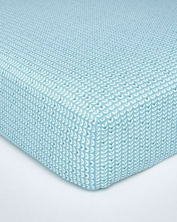 Drap-housse imprimé Ethnique bleue