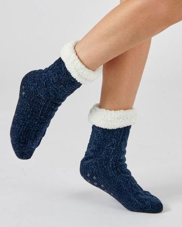 Chaussettes maille douillette torsadée Thermolactyl