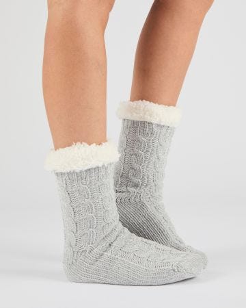 Chaussettes maille douillette torsadée Thermolactyl