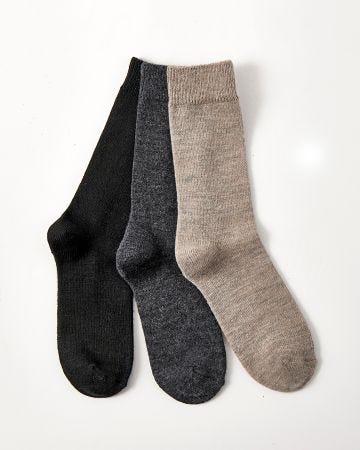 Lot de 3 paires de chaussettes unies Thermolactyl