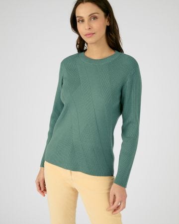 Pull jeu de côtes fantaisie