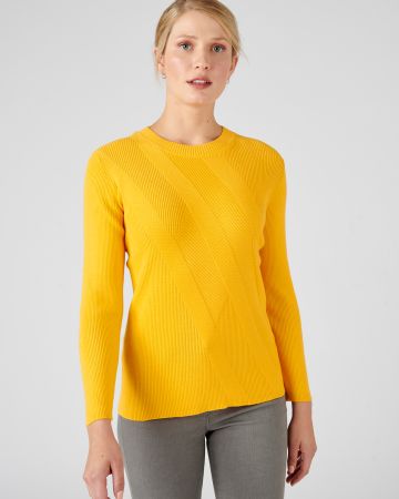 Pull jeu de côtes fantaisie