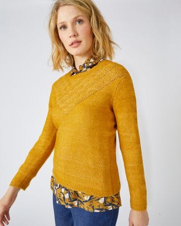 Pull ajouré