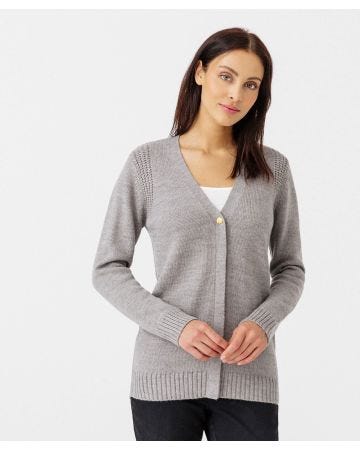 Gilet uni boutonné