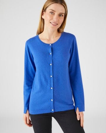 Cardigan maille fine issu d'une démarche éco-responsable