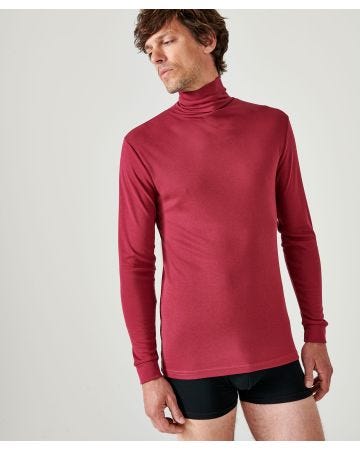 Tee-shirt fine côte manches longues Thermolactyl