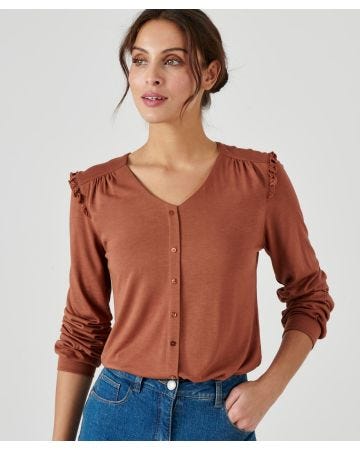 Tee-shirt volanté